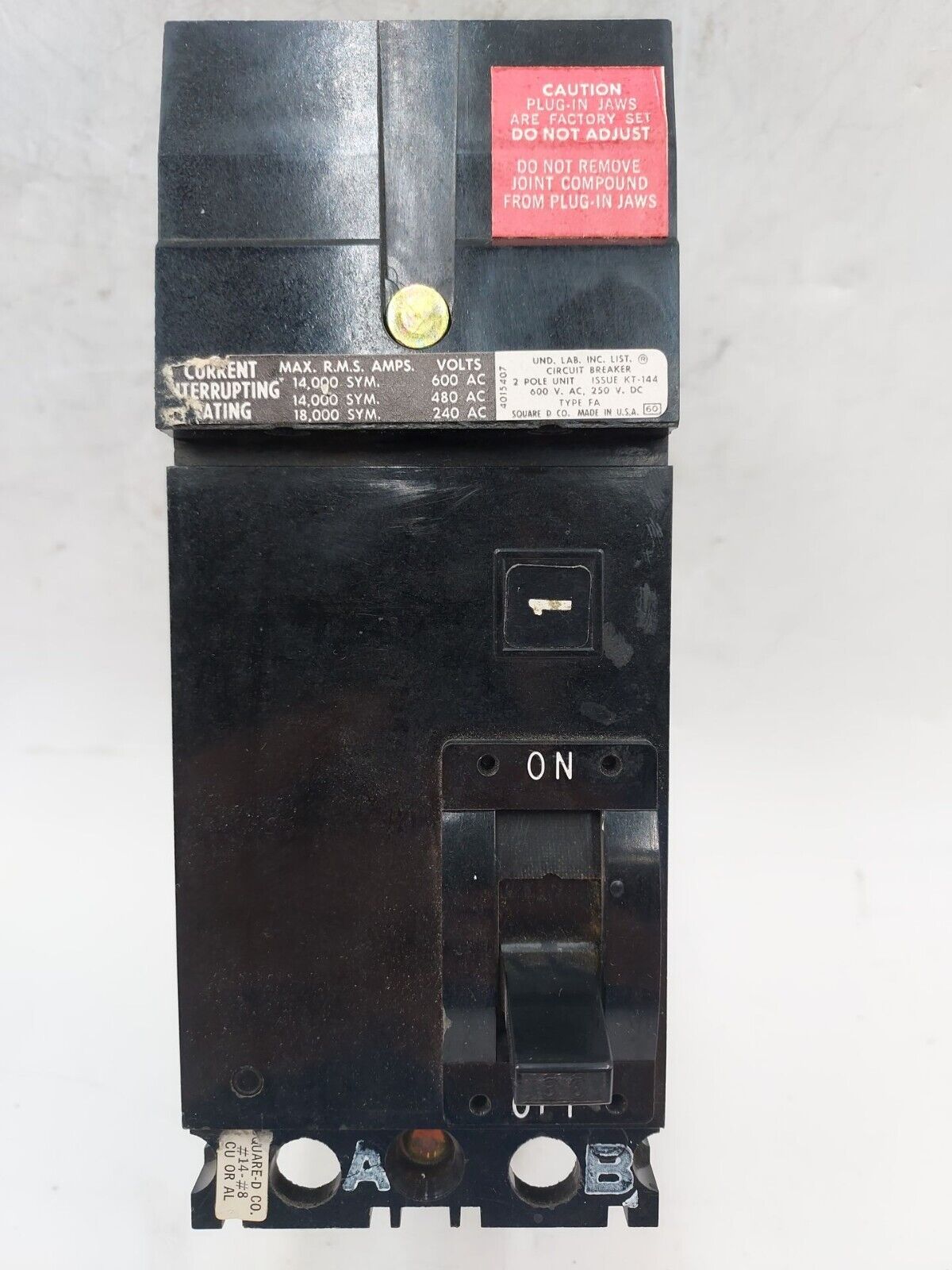 Square D FA26030AB Used