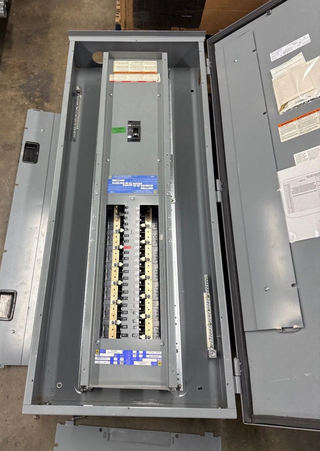 Square D NQOD442L225CU Panelboard 225A 240V 3PH 4W 42 Cir 3R Outdoor Encl MCB P635 Used