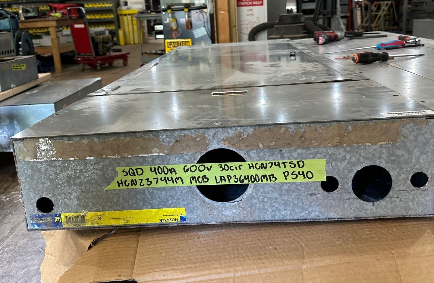 Square D HCN23744M I-Line Panelboard 400A 600V 3PH 30Cir MCB LAP36400MB Indoor HC2674B Used