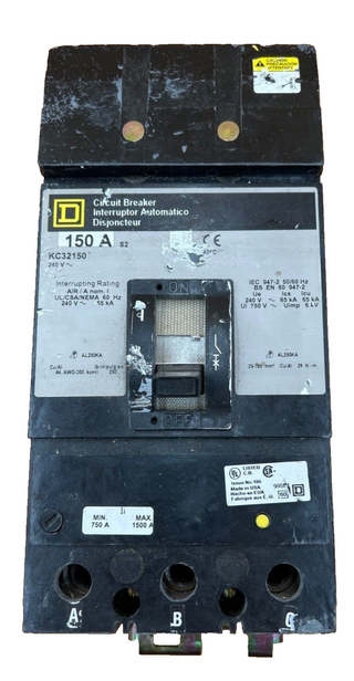 Square D KC32150 Used