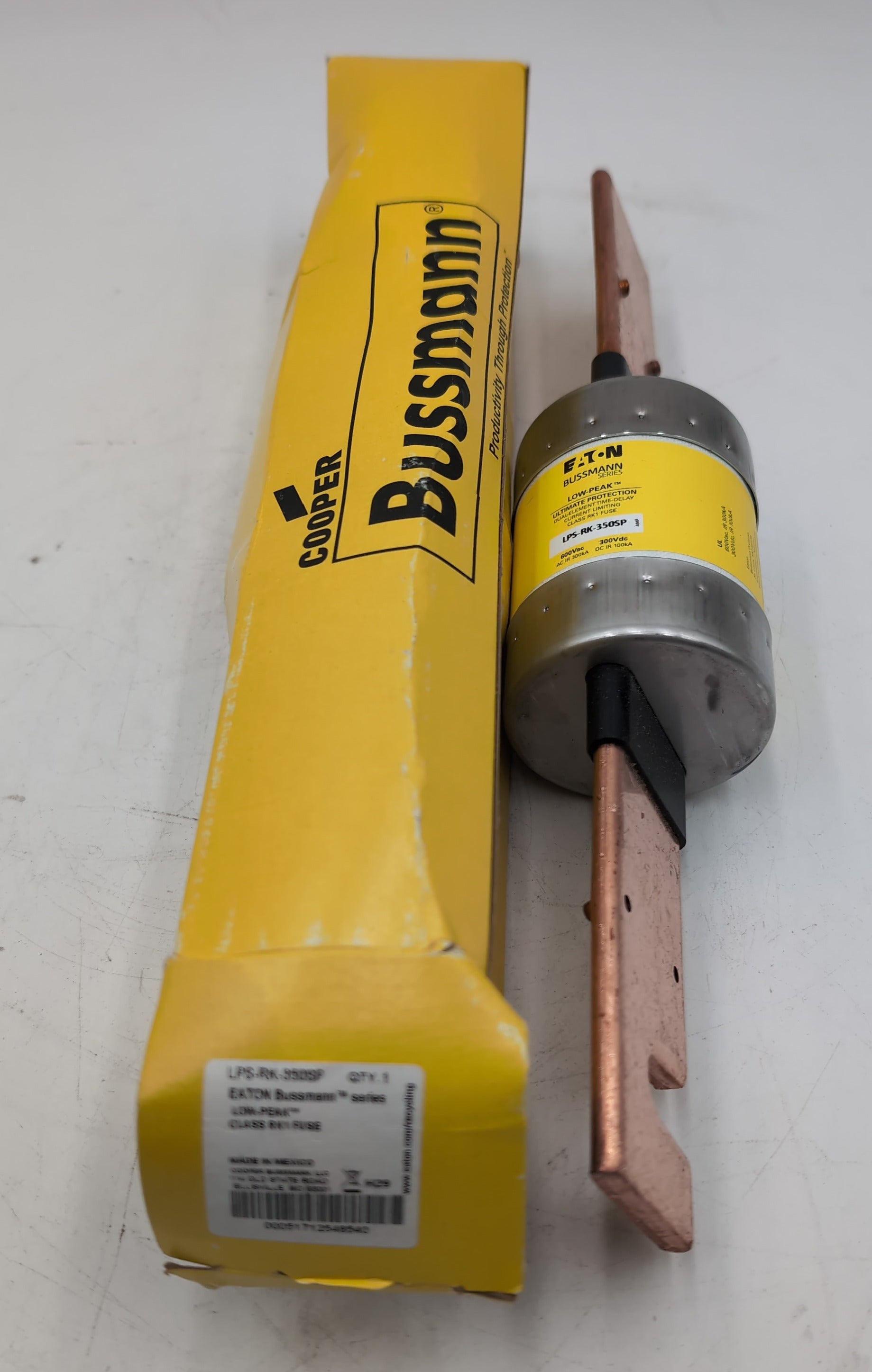Bussmann LPS-RK-350SP Low Peak Fuse 350 Amp 600V Class RK1 Time Delay NEW New