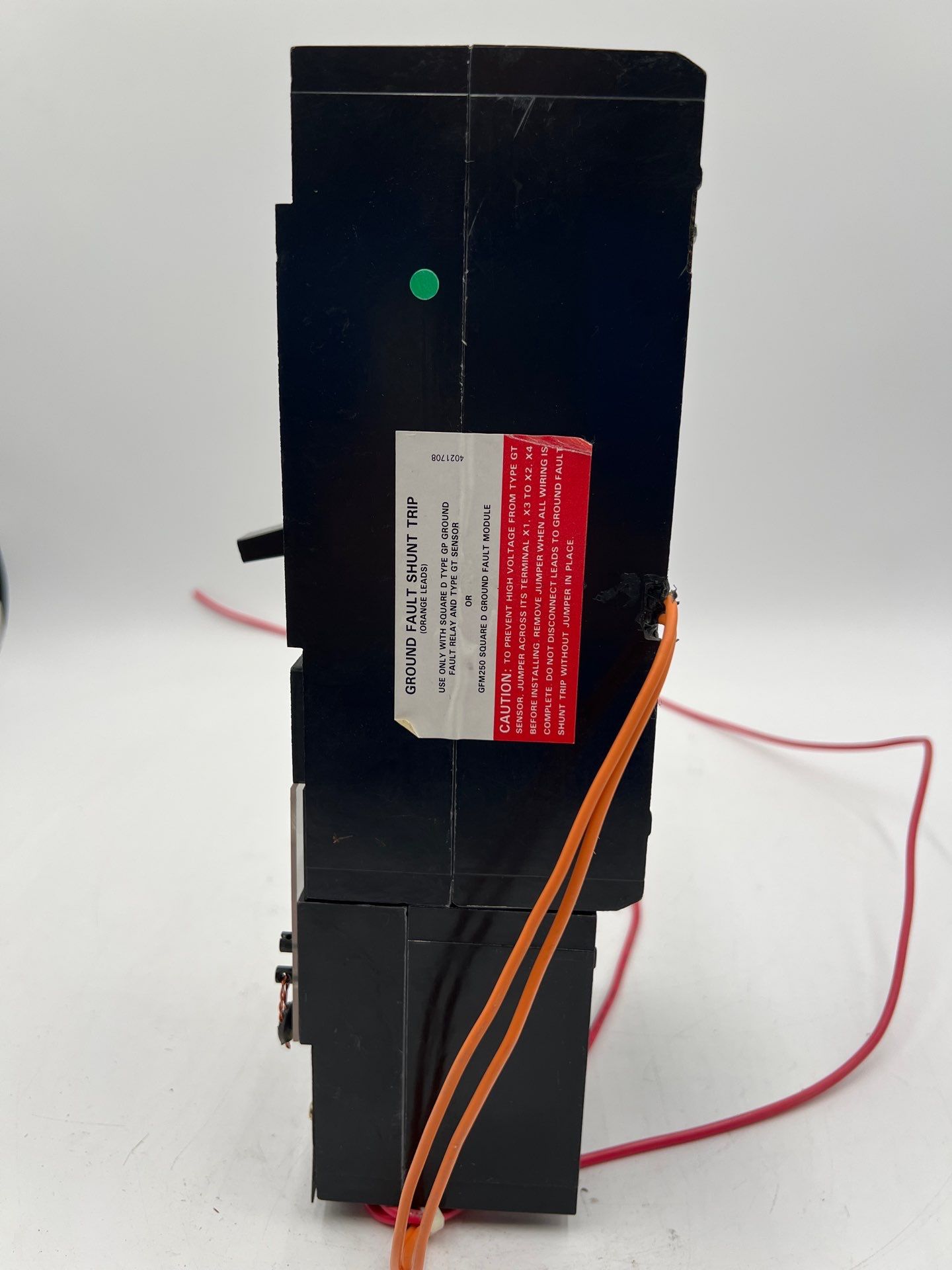 SQD KIF36225G Circuit Breaker 225A 600V 3P 225 Amp Ground Fault GFM250 Used