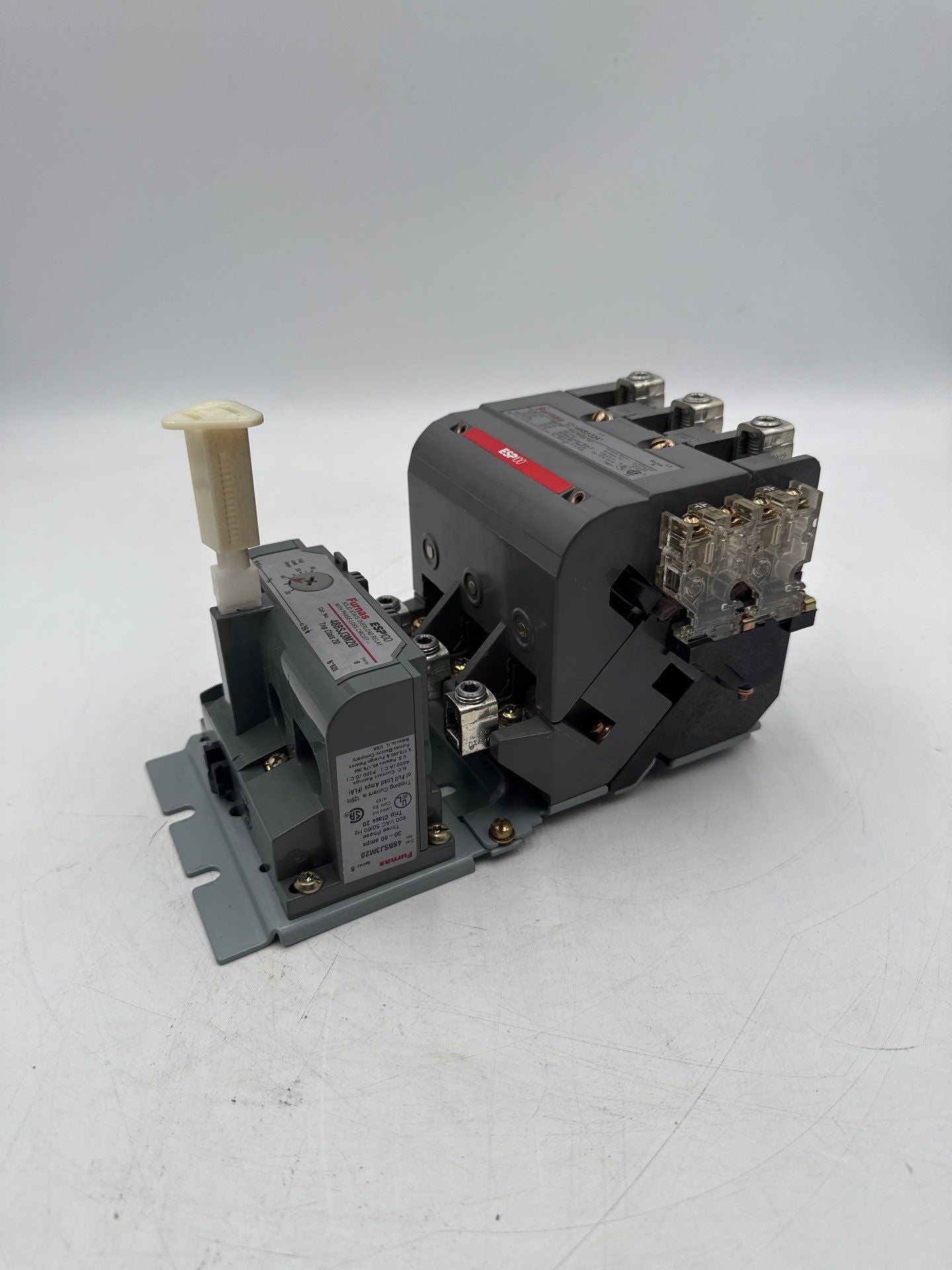 Furnas 14HS+32A Starter 90A 600V Size 3 Coil 110/120V ESP100 Overload 48BSJ3M20 Used