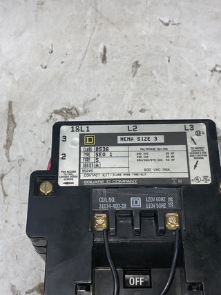 Square D 8536SE01S Used