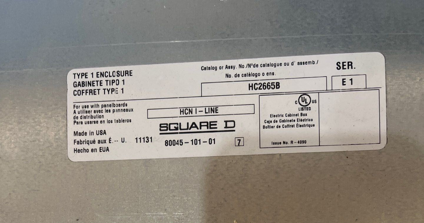 Square D HCN I-Line Panelboard 400A 480Y/277V 3PH Panel LAP36400MT MCB Used