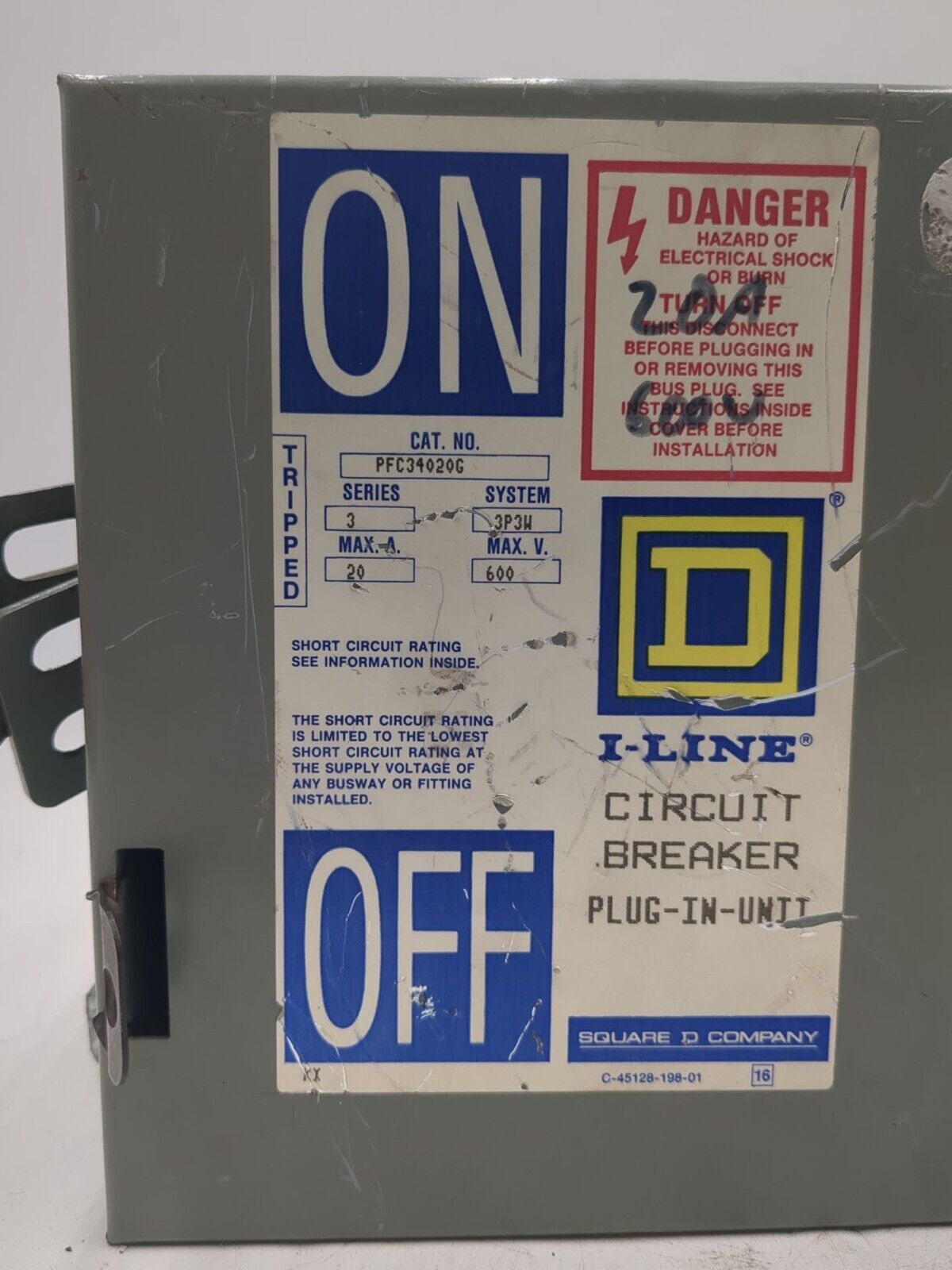 Square D PFC34020G Used