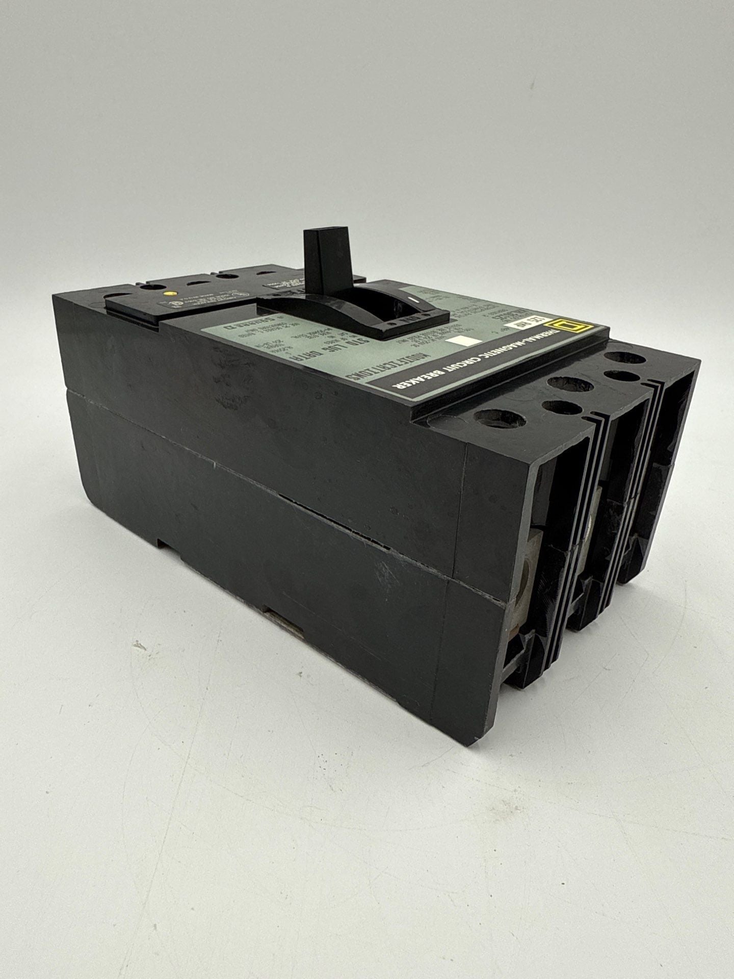 Square D KHL36125 Circuit Breaker 125A 3P 600V KAL 125 Amp 3 Pole Bolt On Used