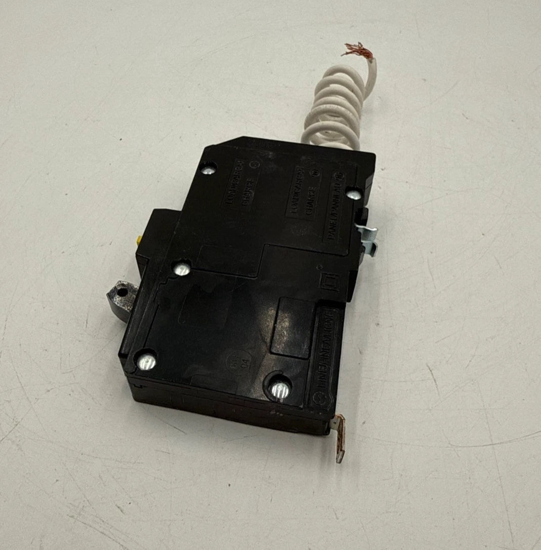 Square D QOB115GFI Circuit Breaker 15A 1P 120V QOB 15 Amp 10kA Ground Fault Used