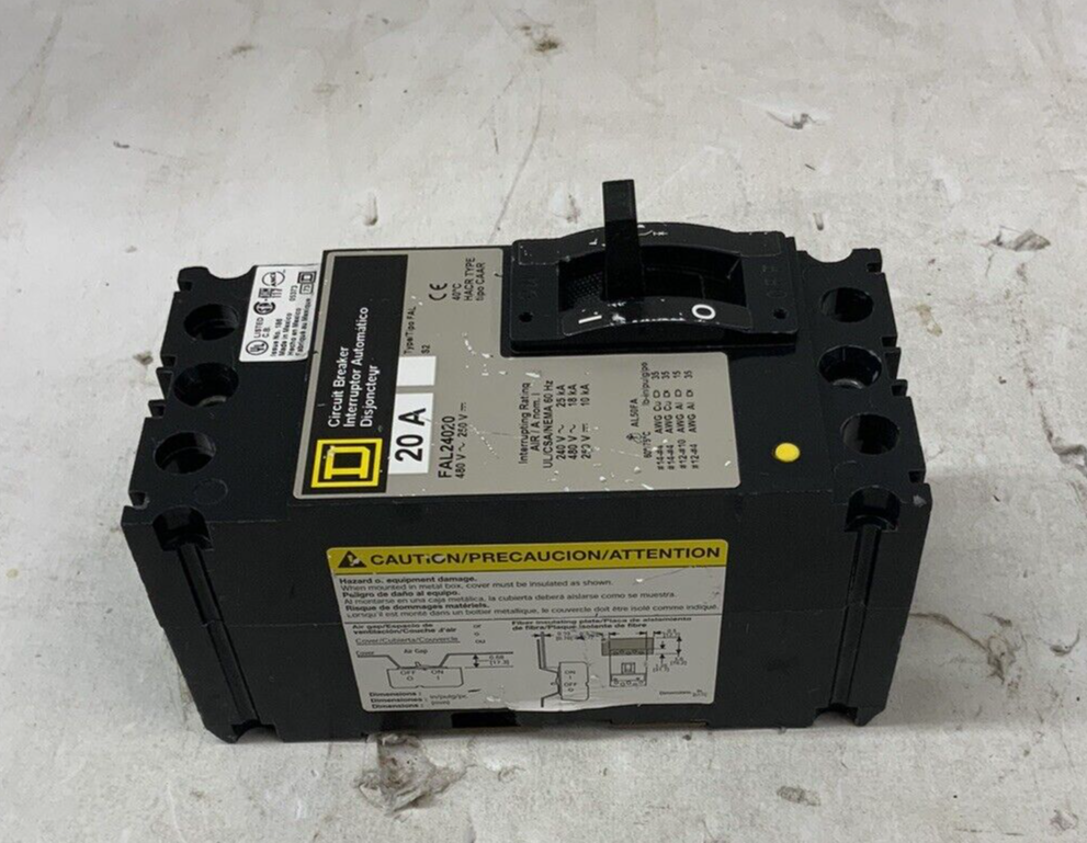 Square D FAL24020 Used