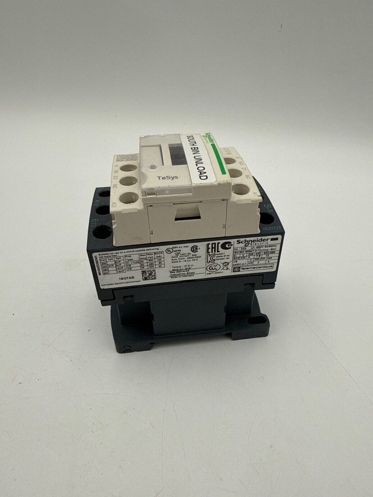 Schneider LC1D18G7 Used