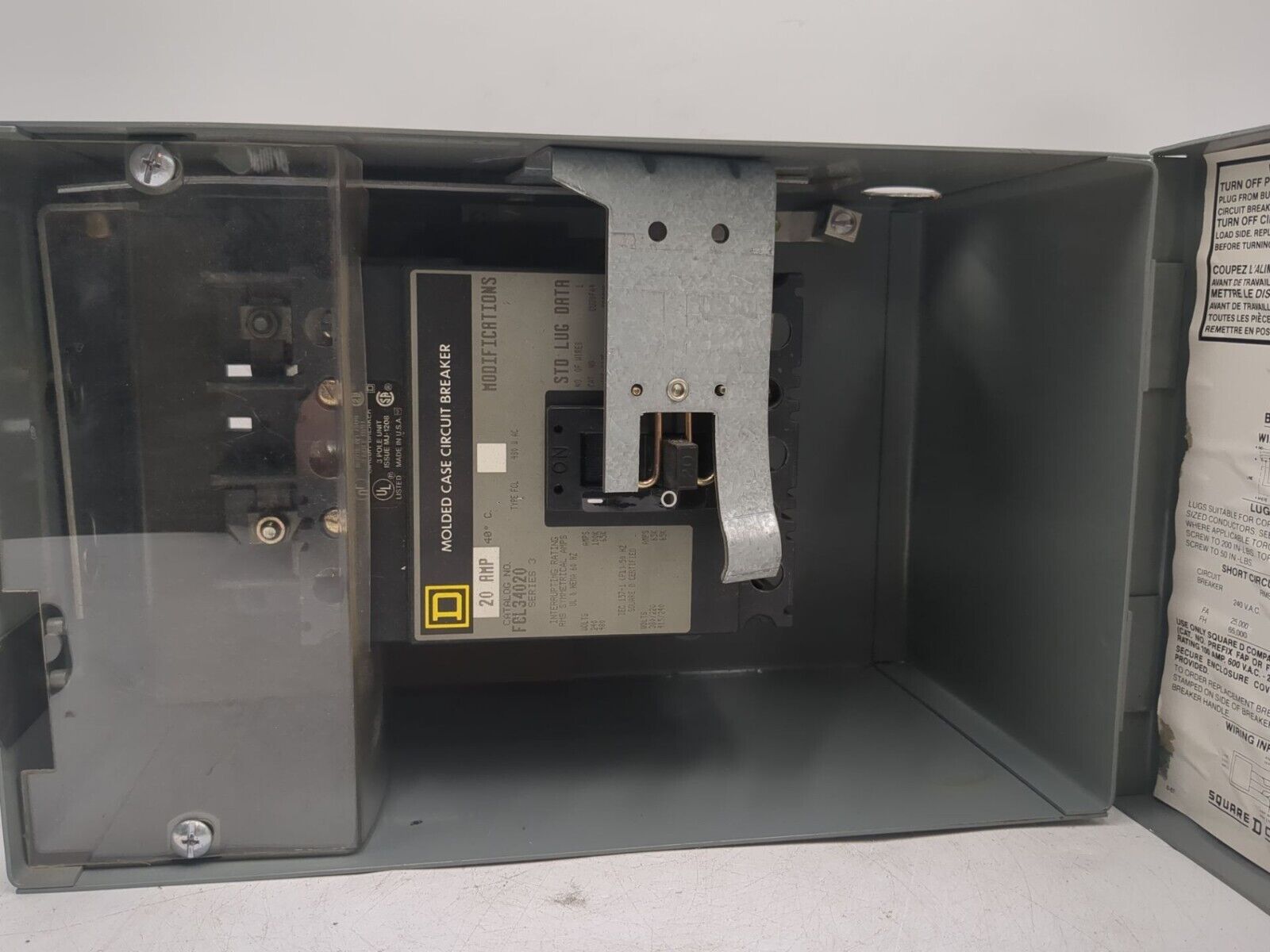 Square D PFC34020G Used