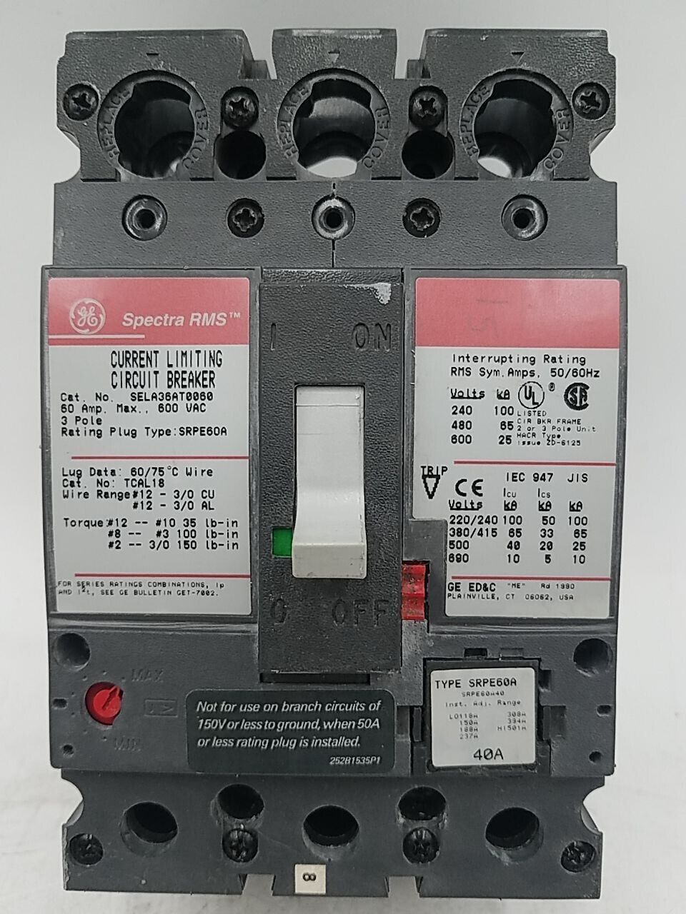GE SELA36AT0060 Used
