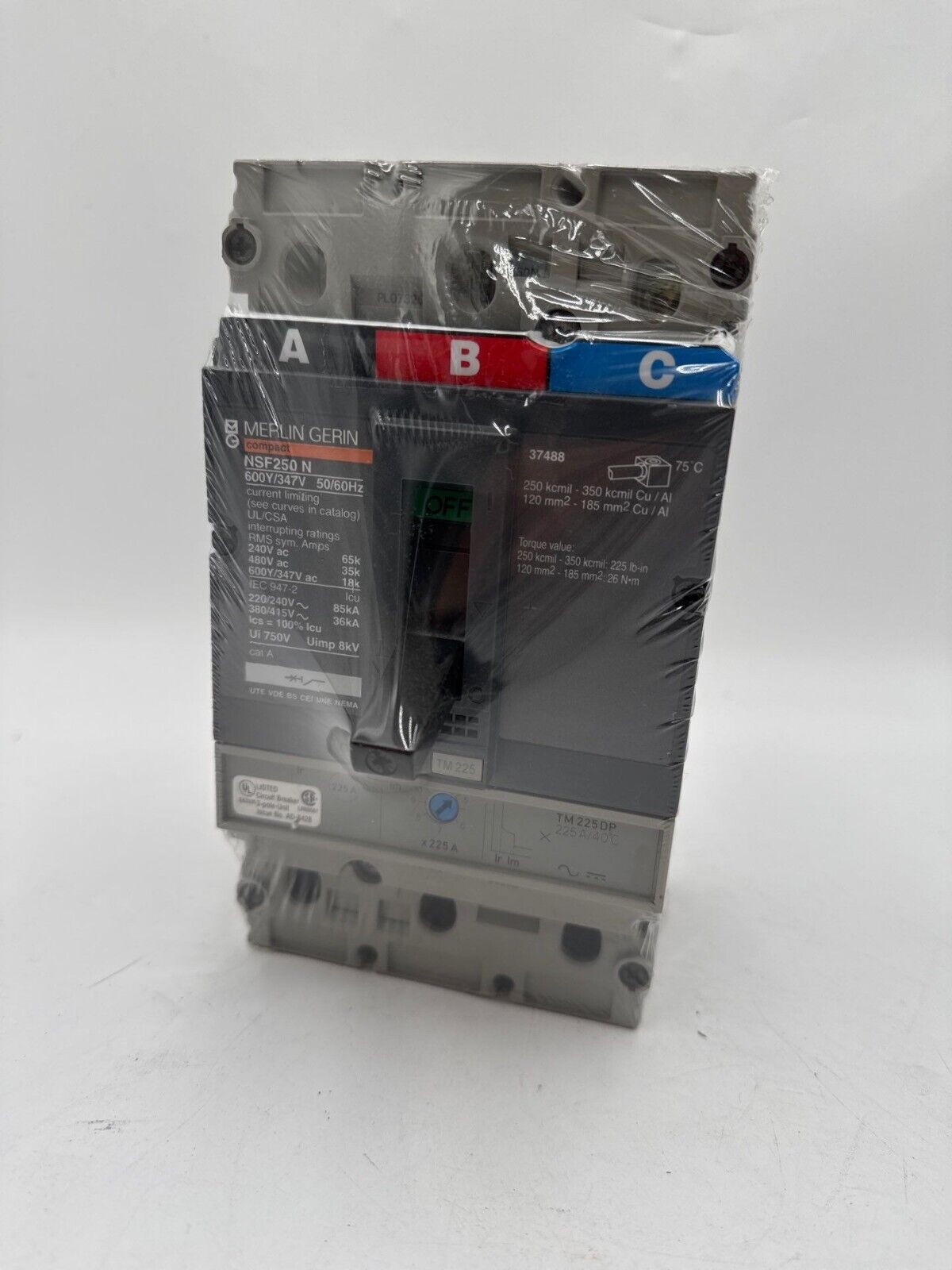 Merlin Gerin NSF250N Used