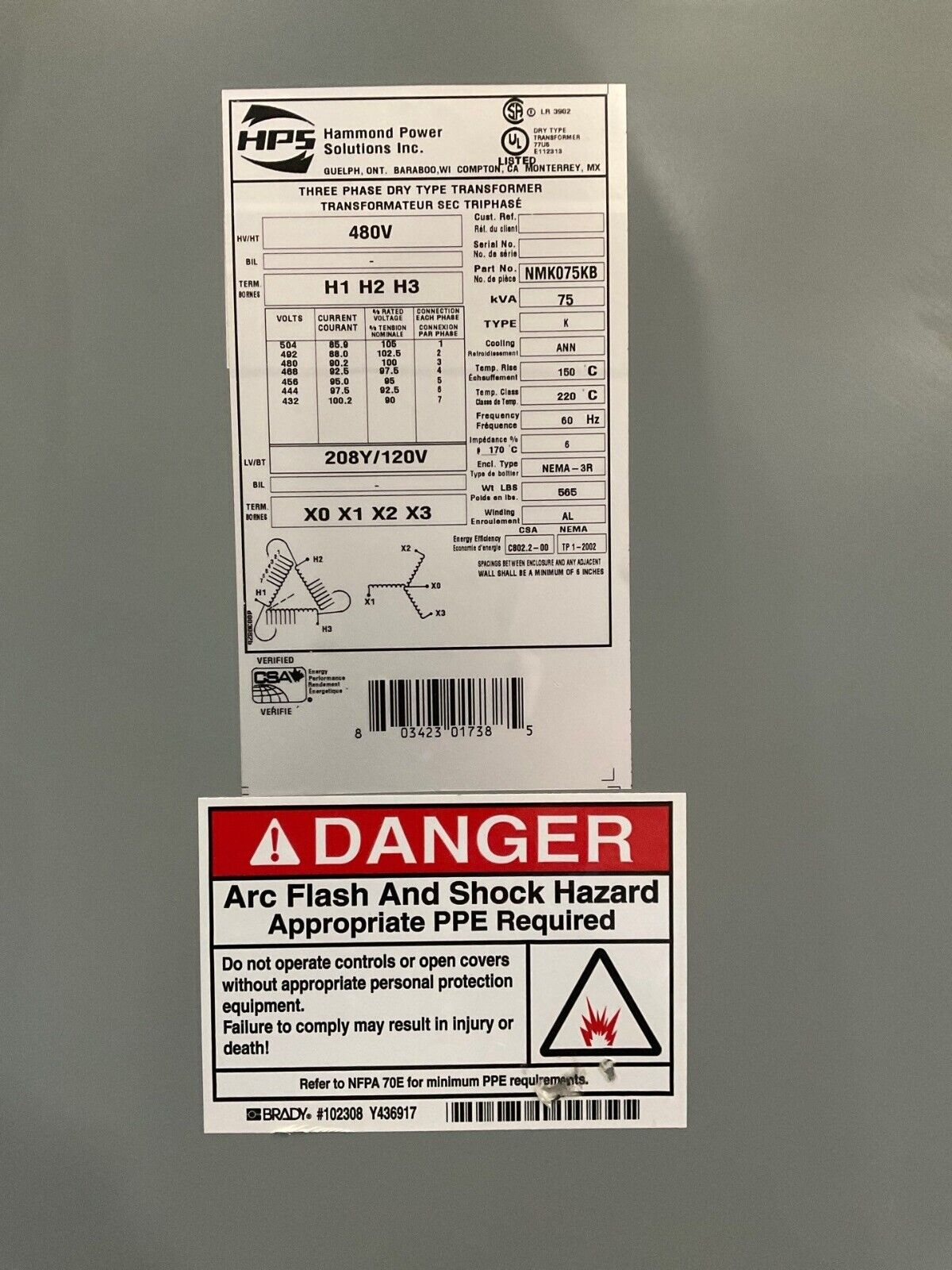 Hammond NMK075KB Used