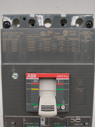 ABB XT4H 250 New