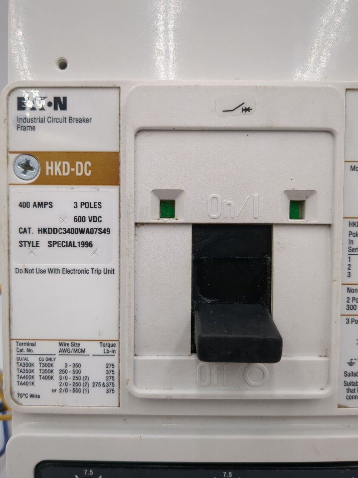 Eaton HKDDC3400WA07S49 Used