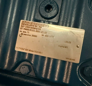 SEW-EURODRIVE R97 DRN160M4/DH New
