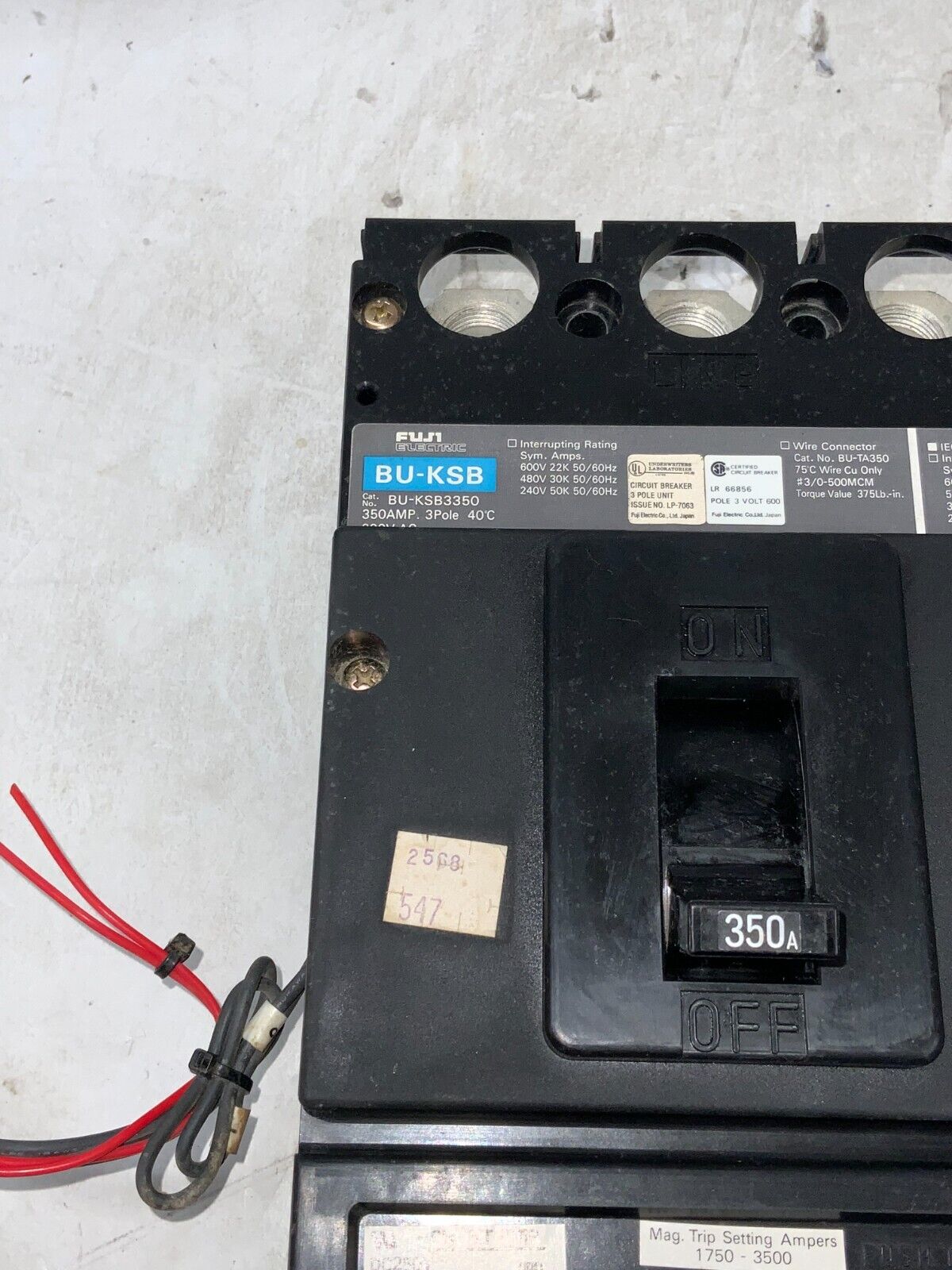 Fuji Electric BU-KSB3350 Used