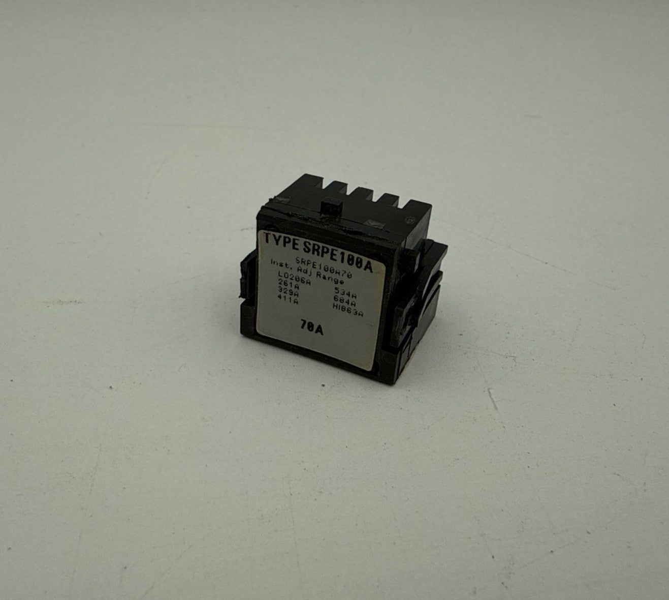 GE SRPE100A70 Rating Plug 70A SRPE100 70 Amp Frame SEDA SEHA SELA SEPA Used