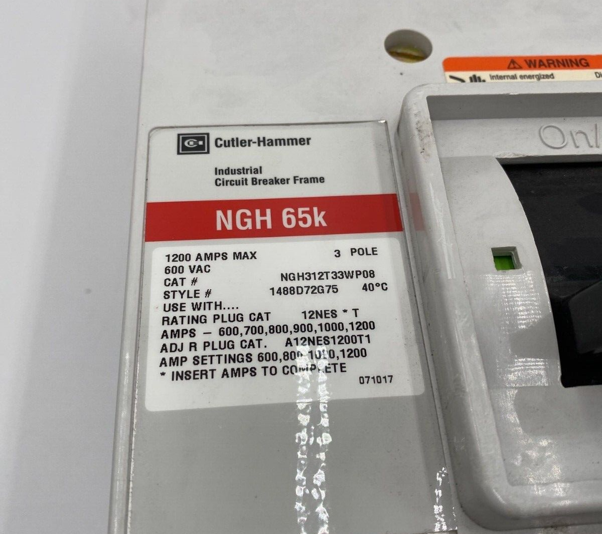 Eaton NGH312T33WP08 Used
