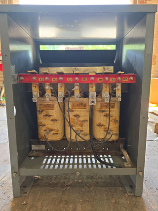 30kVA Square D 30T3H Sorgel Transformer 3PH Pri 480V Sec 208/120V Indoor T270 Used