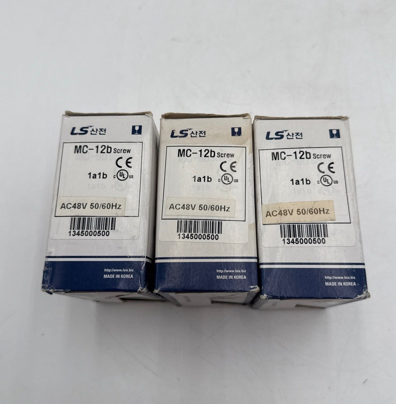 LS Electric MC-12b Contactor 12A 3P 690V Coil 48VAC 1 NO + 1 NC New