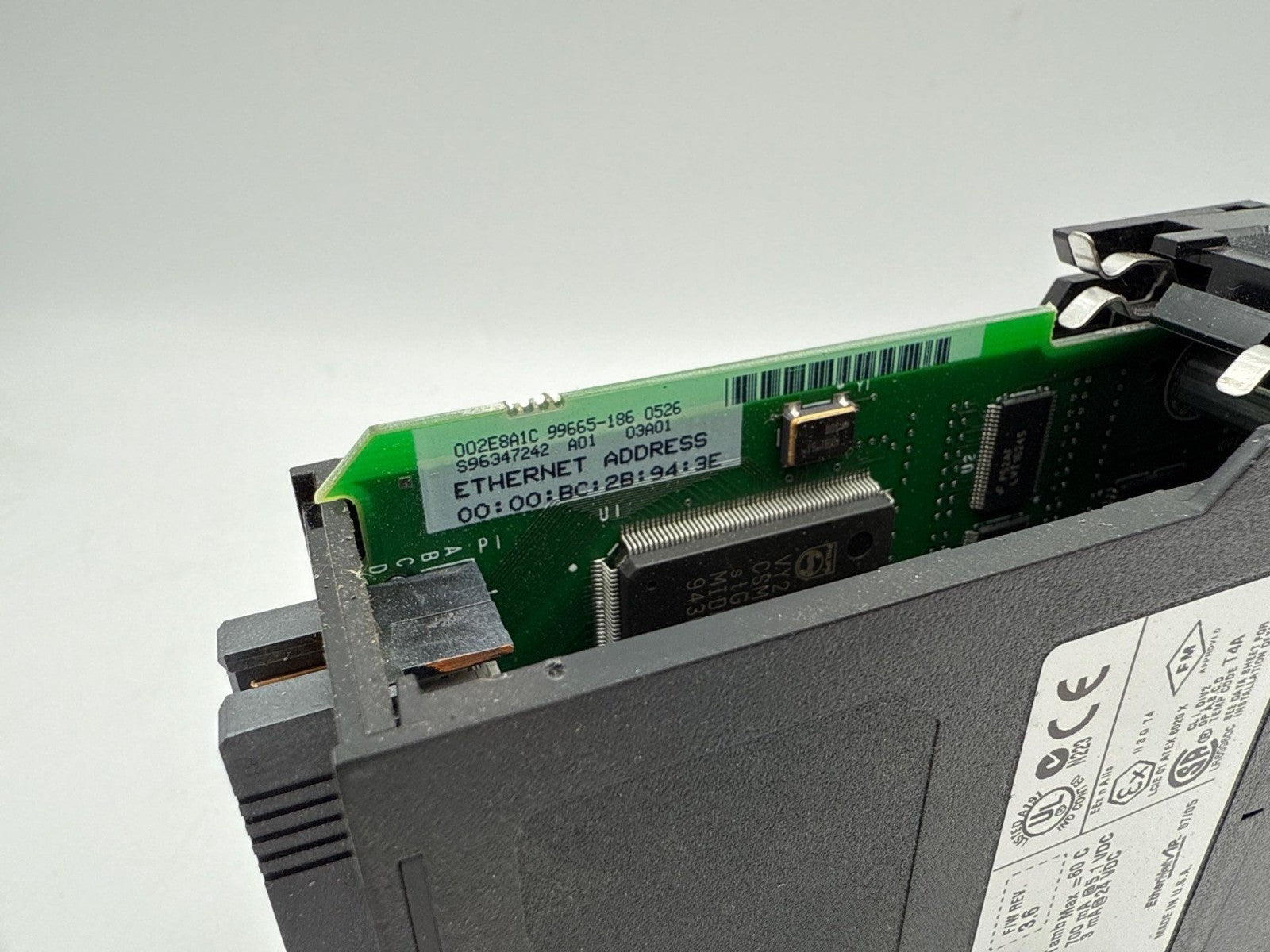 Allen Bradley 1756-ENBT A Ethernet IP 10/100 Mb/s Communications Bridge Rev 3.6 Used