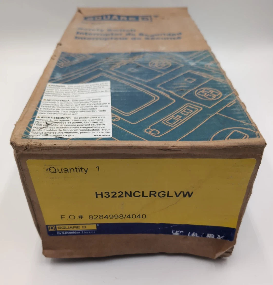 Square D H322N 60 Amp 240 V Heavy Duty Safety Switch 60A 3P 240V W/ Window NEW New