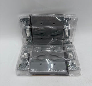 Titan TWTC221G 2 Gang Double Toggle Switch Cover 15A 120V 1/2HP New