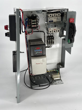 Allen Bradley 2100 26" 30A MCC Combo Bucket 7.5HP Powerflex 40 AC Drive New