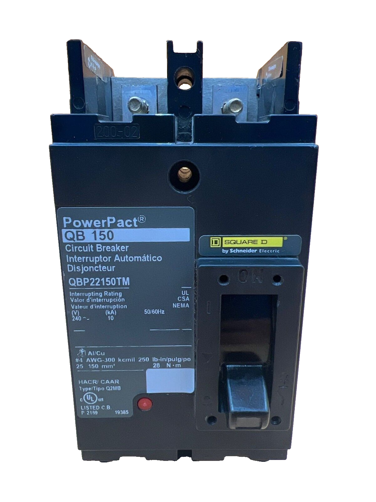 Square D QBP22150TM Used