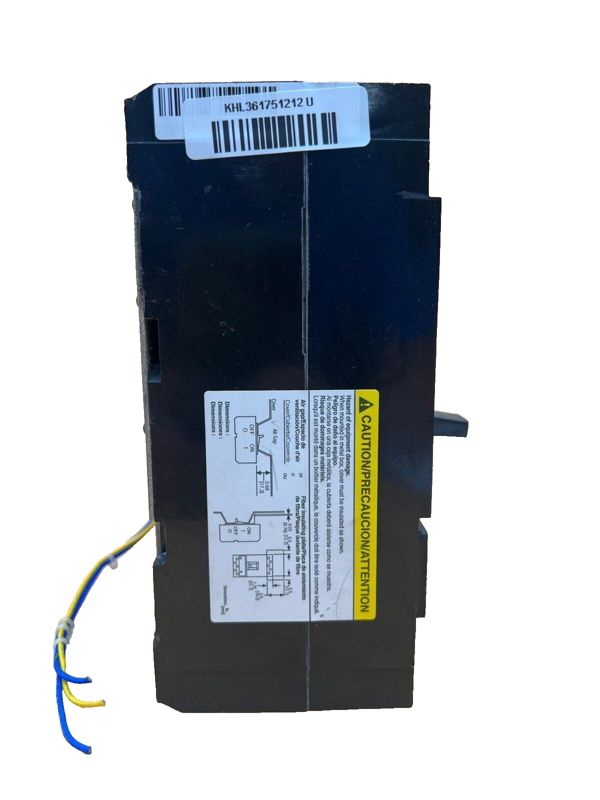 Square D KHL361751212 Used