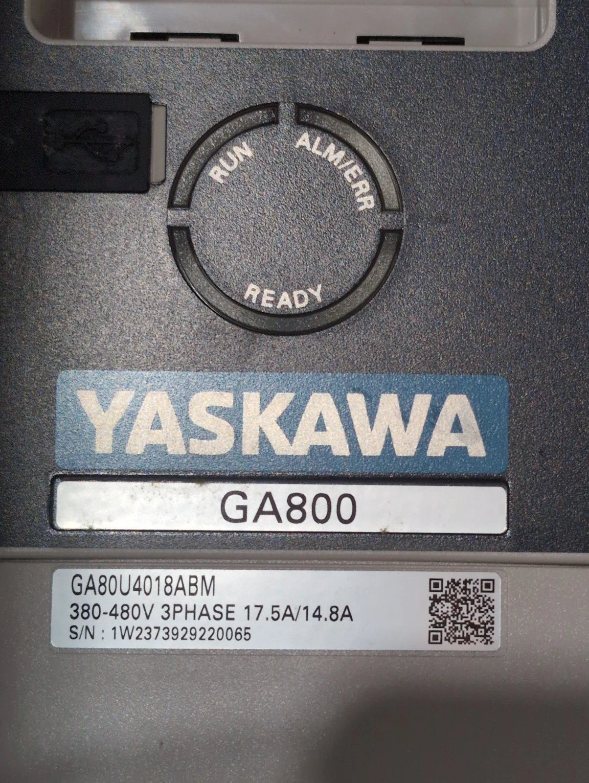 Yaskawa GA800 GA80U4018ABM 10HP 380-480V 3PH Variable Frequency Drive VFD New New