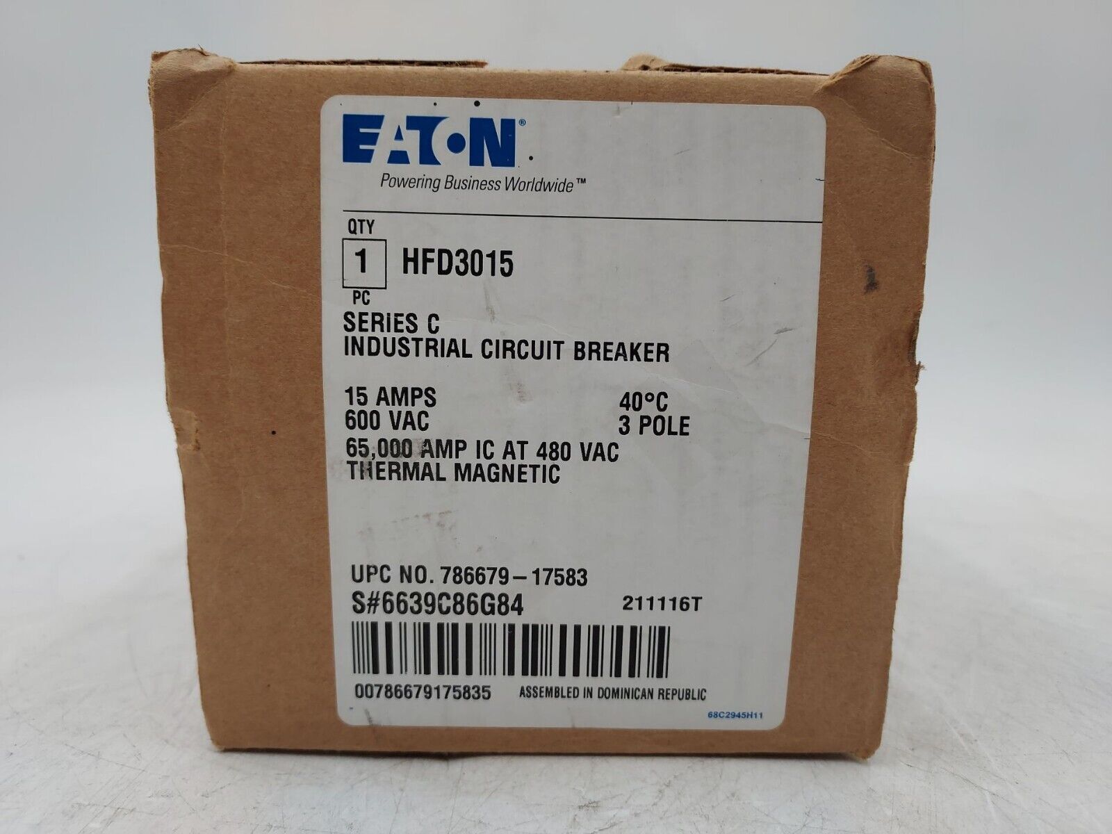 Eaton HFD3015 New