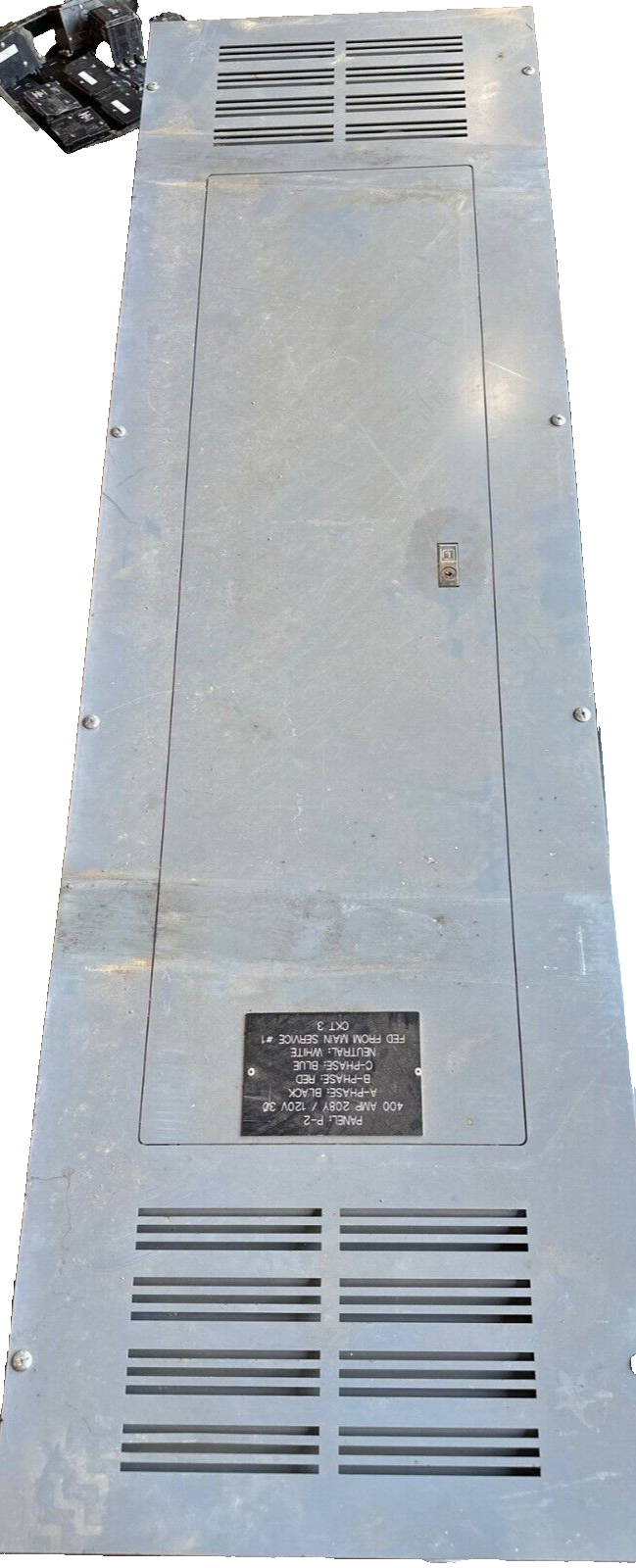 SQD Panel NQ Panelboard 400A 208/120V 3 Phase 4 Wire MLO 84 Circuits Nema 1 P523 Used