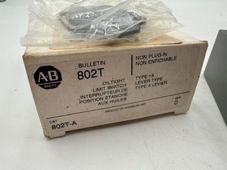 Allen Bradley 802T-A Oiltight Limit Switch Ser D Lever Type New