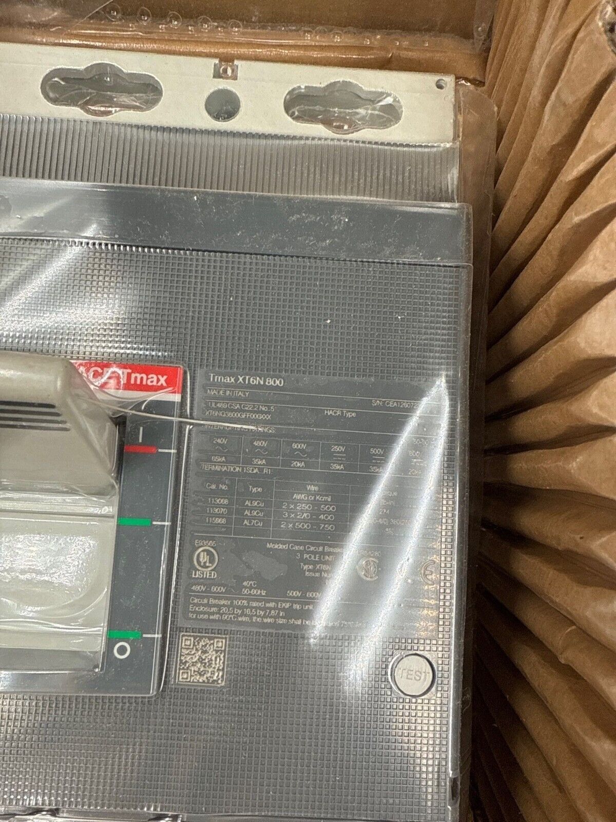 ABB XT6NQ3800GFF000XXX New