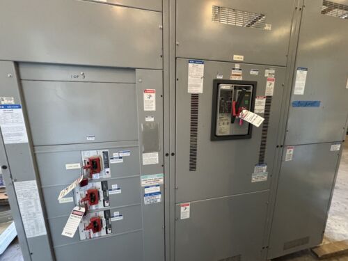 3000 Amp 480/277V Switchboard Main Breaker Eaton Cutler Hammer 300A Used