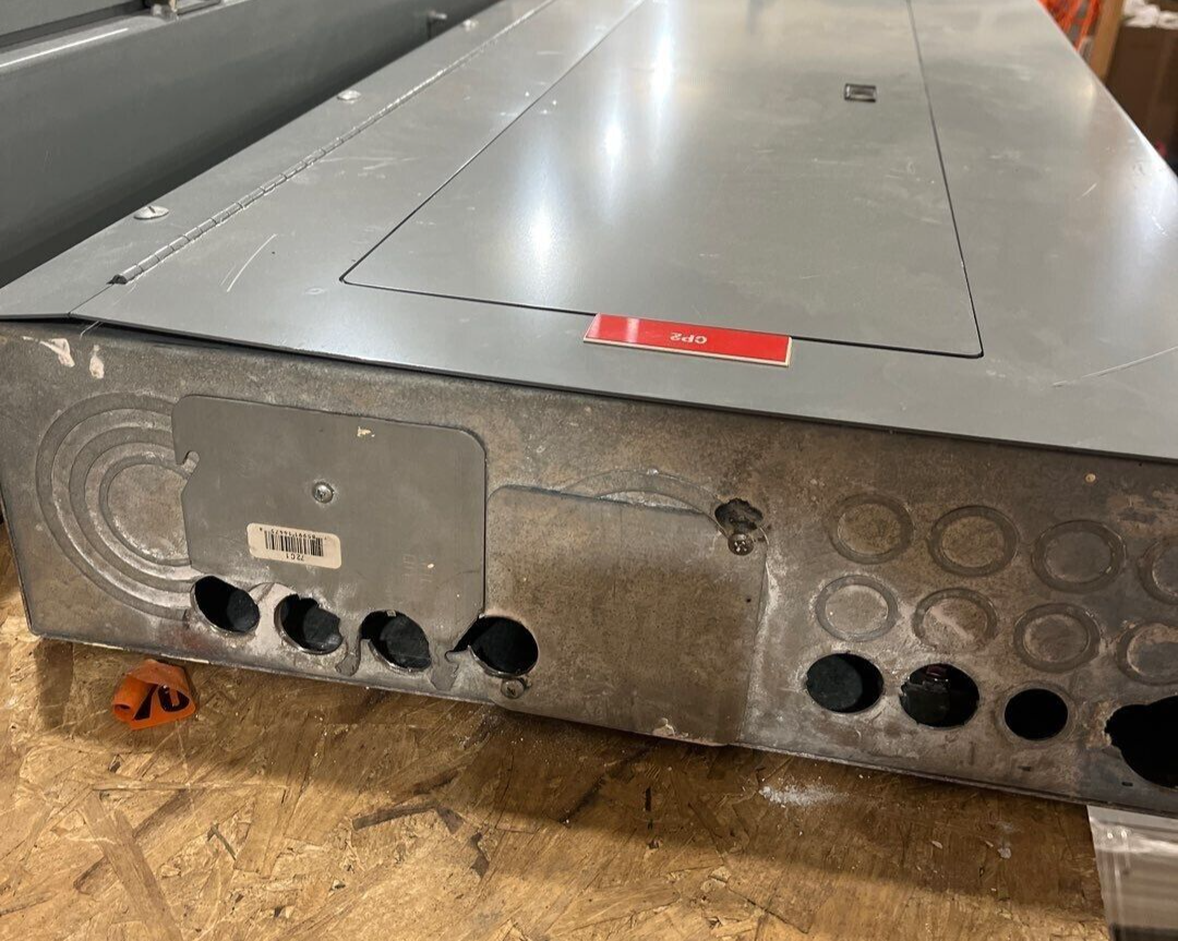 Square D NQOD Panelboard 100A 208Y/120V 3PH 4W 100 Amp Main Lug MLO 42 Circuit P263 Used