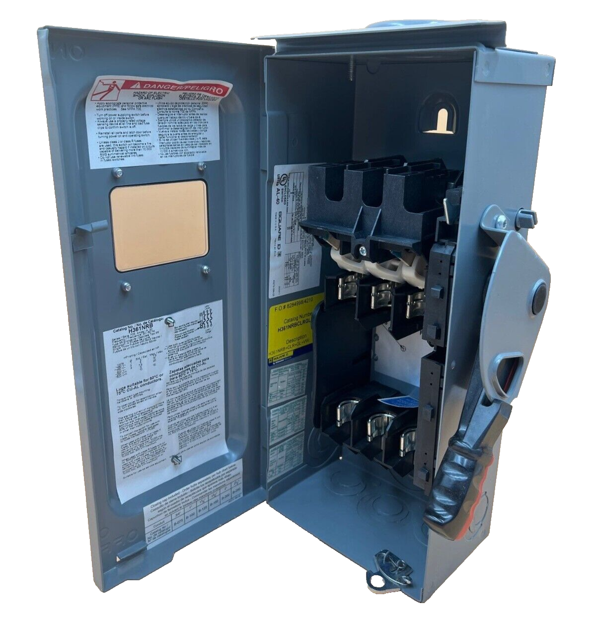 Square D H361NRBGLSPLOVW New