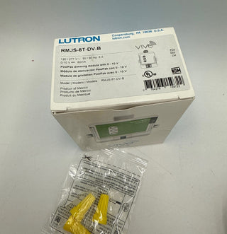 Lutron RMJS-8T-DV-B PowPak Dimming Module 120/277V 8A 50/60Hz Plenum Rated New