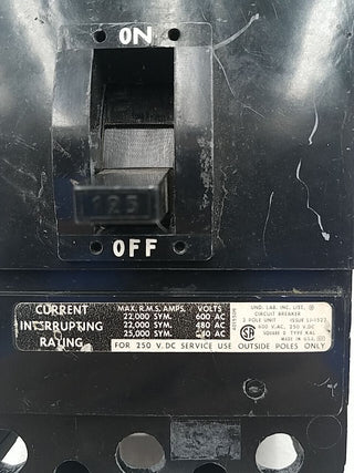 Square D KAL36125 Used