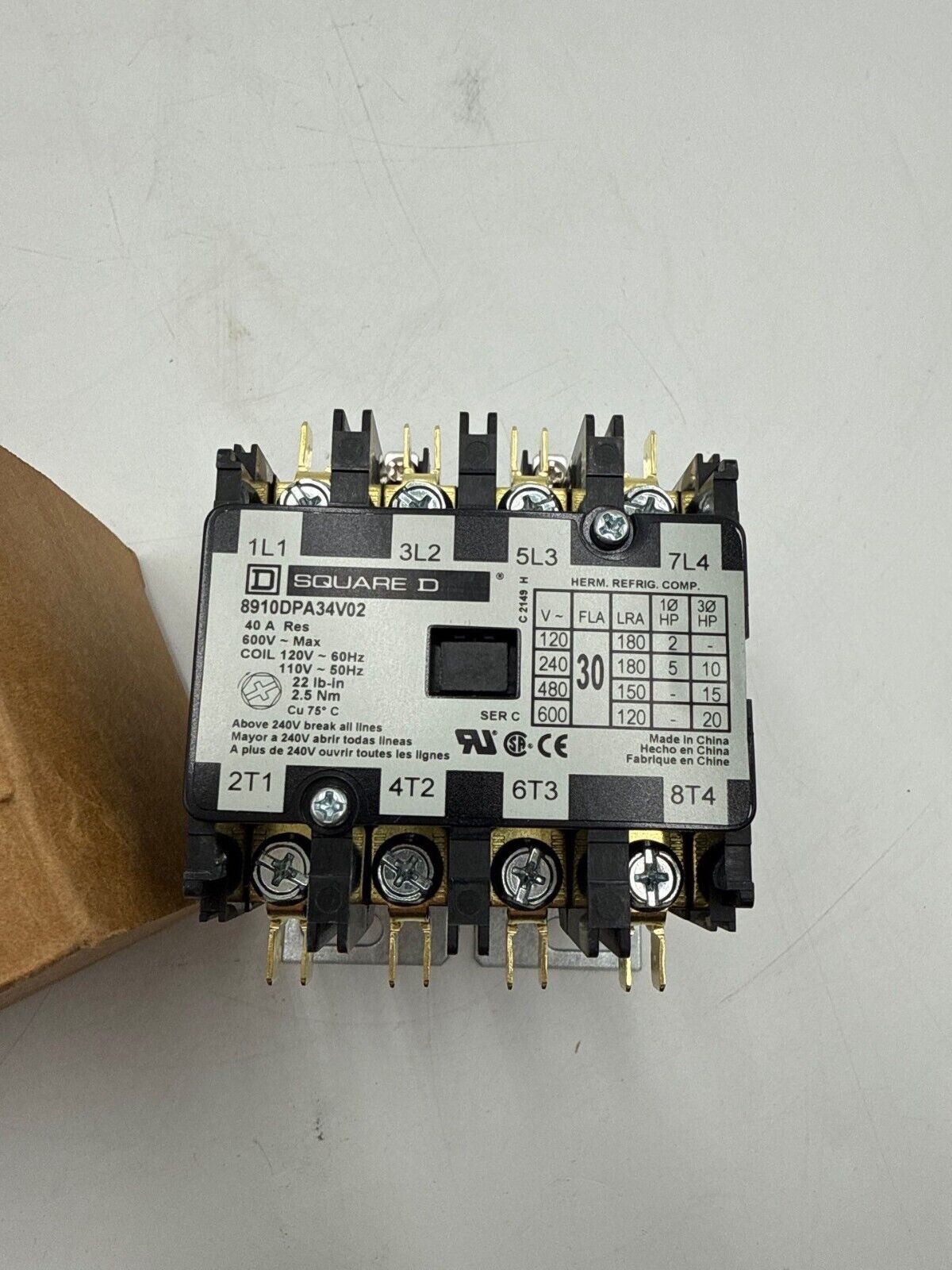 Square D 8910DPA34V02 New