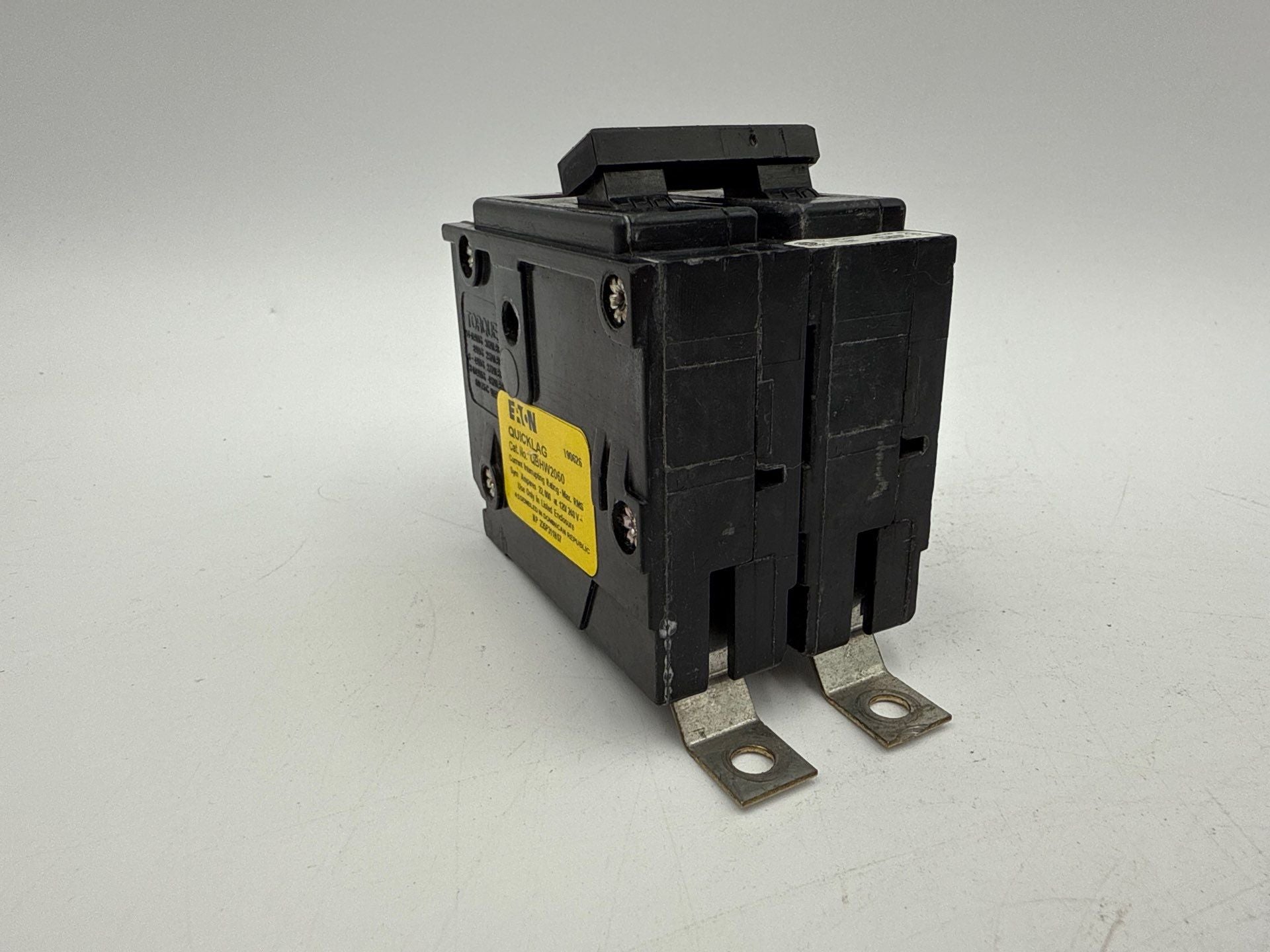 Eaton QBHW2060 Circuit Breaker 60A 2P 120/240V QBHW 22kA 60 Amp 2 Pole Bolt On Used