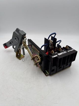 Square D 9422TEF10 Fusible Disconnect Switch 600VAC 100A With Handle Used