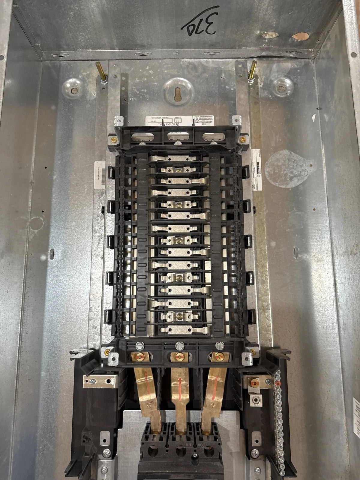 Square D NQ Panelboard 60A 208/120V 3PH 4W MCB Panel 60 Amp 30 Cir HDP36060 Used