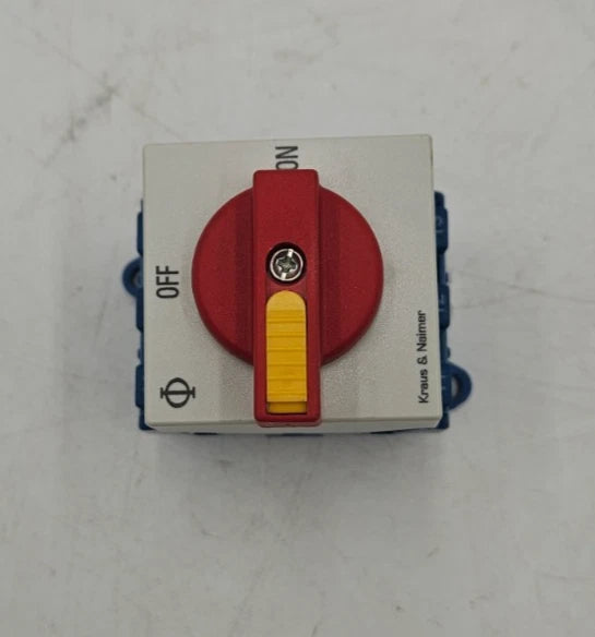 KRAUS & Naimer KG20A.K300 USA001.VE2 Disconnect Switch 25A 3P 600V 25 Amp Used