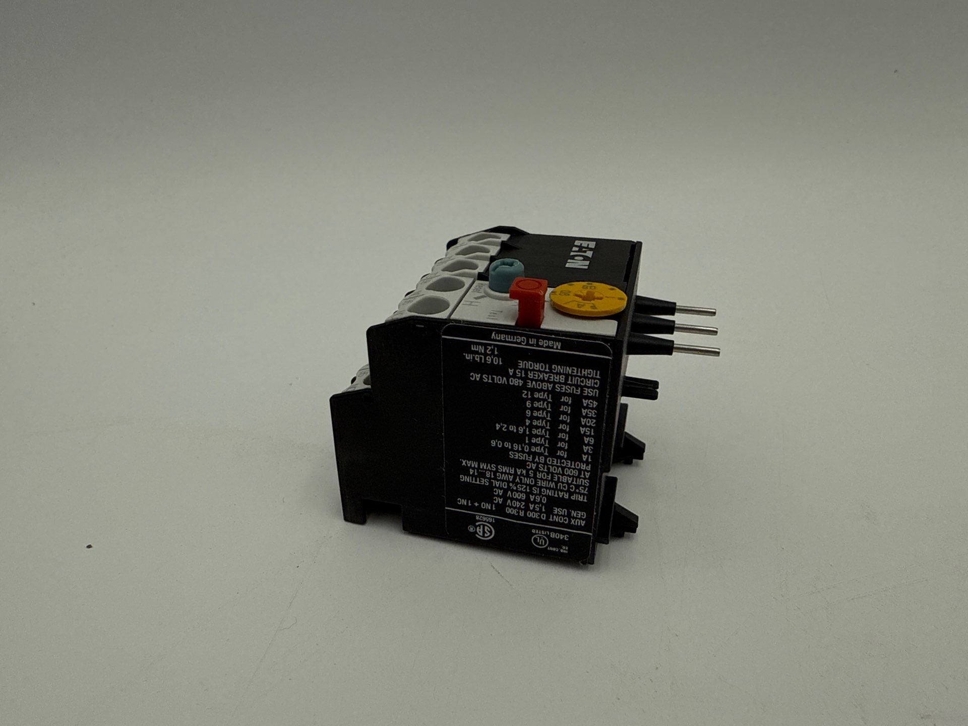 Eaton XTOM001AC1 Mini Overload Relay 0.6-1A ZE-1.0 Direct Mount 1NO 1NC New