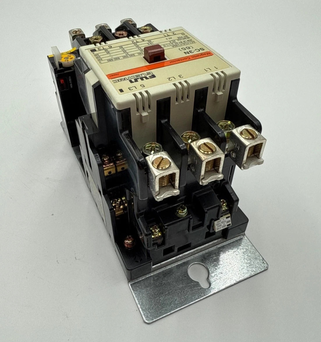 Fuji SC-3N 4NC2H0 Starter 100A 3P 600V 3PH 40HP Coil 110/120V Overload 45-67A New