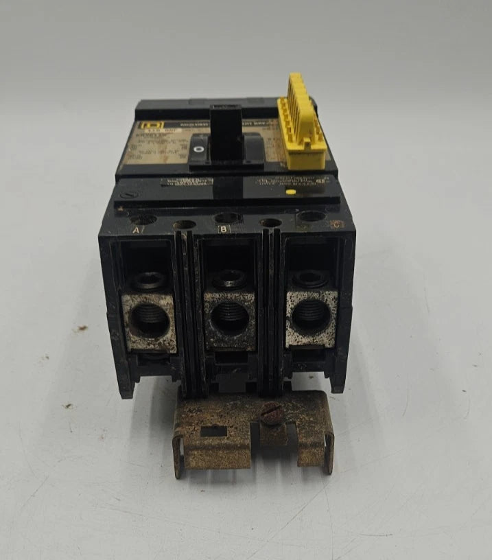 Square D KA36110 3 Pole 110 Amp 600v I-Line Circuit Breaker 110A 3P KA USED Used
